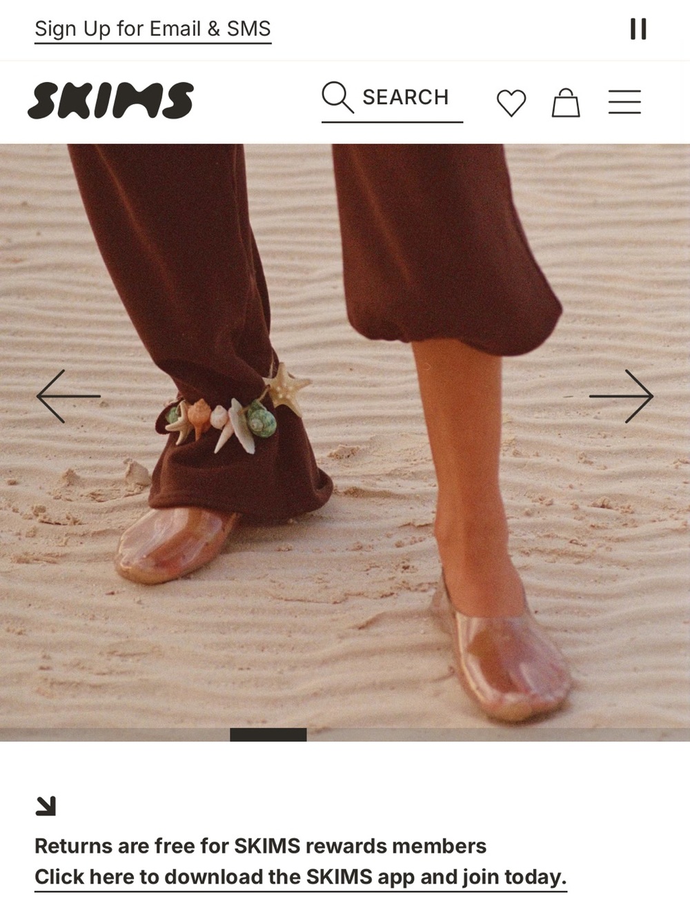 SKIMS Jelly Shoe In Color Clay Sold Out!